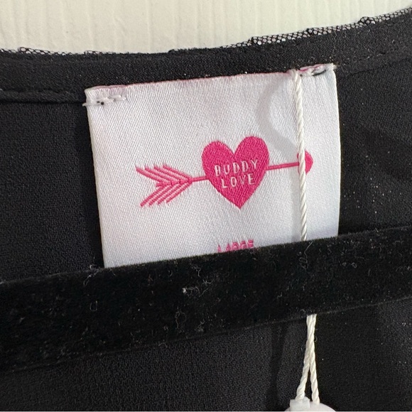 NWT Buddy Love plisse metallic maxi - Picture 9 of 13